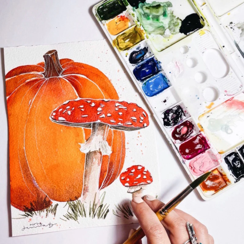 Watercolor Painting with Jenna Brechbiel